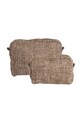 Комплект косметичок House Nordic Safi 2-pack коричневий 1800060