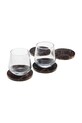 Bucătărie și bar home & lifestyle set de pahare de sticlă 4-pack 165290 maro