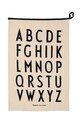 Bavlněná kuchyňská utěrka Design Letters Premium Classic béžová 10503004NABLACKABC