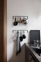 Nástenný vešiak ferm LIVING Kitchen Rod 55 cm 5480 čierna AA00