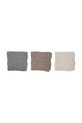 Bloomingville zestaw ściereczek kuchennych Odine 27 x 27 cm 3-pack multicolor 82057382
