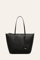 Lauren Ralph Lauren - Kabelka imitácia kože čierna 431747443001