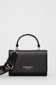 Emporio Armani Poșetă de piele uni negru Y3B157.Y263U.NOS