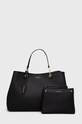 Kabelka Emporio Armani imitácia kože čierna Y3D219.YFO5B.NOS