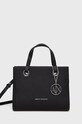 Kabelka Armani Exchange imitácia kože čierna 942270.CC723.NOS