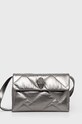 Kožená kabelka Kurt Geiger London přírodní kůže stříbrná 8690564109