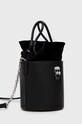 Karl Lagerfeld torebka skórzana 225W3009 czarny AA00