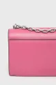 ροζ Δερμάτινη τσάντα Karl Lagerfeld