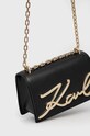 Аксесоари Кожена чанта Karl Lagerfeld 225W3041 черен