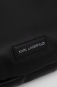 Karl Lagerfeld poseta de piele negru 225W3057