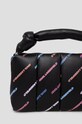 Αξεσουάρ Δερμάτινη τσάντα Karl Lagerfeld 225W3058 μαύρο