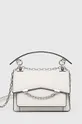 bela Usnjena torbica Karl Lagerfeld Ženski