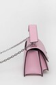 Kožená kabelka Karl Lagerfeld 225W3081 ružová AA00