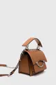 Usnjena torbica Karl Lagerfeld rjava
