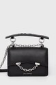 Karl Lagerfeld torebka skórzana 225W3082 skóra licowa czarny 225W3082