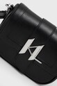 Kožená kabelka Karl Lagerfeld černá 225W3086