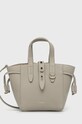 Kožna torba Furla bez uzorka siva BASRFUA.HSF000.M7Y00.