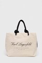 Karl Lagerfeld geanta de plaja incape in A4 bej 231W3061