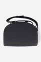 A.P.C. leather handbag Sac Demi-lune PXBJQ.F61048 black AA00