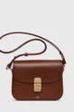 brown A.P.C. leather handbag Sac Grace Small Women’s