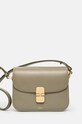 Кожаная сумочка A.P.C. Sac Grace Small кожа зелёный PXBMW.F61413