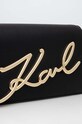 Kiegészítők Karl Lagerfeld bőr táska 240W3005 fekete