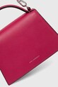 Akcesoria Karl Lagerfeld torebka skórzana K/SIGNATURE 240W3004 różowy