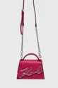 rózsaszín Karl Lagerfeld bőr táska
