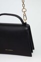 Kožená kabelka Karl Lagerfeld K/SIGNATURE čierna 240W3004