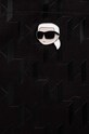 Karl Lagerfeld torebka bawełniana czarny 240W3893