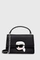 fekete Karl Lagerfeld bőr táska Női