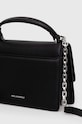 Doplnky Kožená kabelka Karl Lagerfeld 240W3084 čierna
