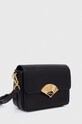Kožená kabelka Karl Lagerfeld 240W3194 čierna AA00