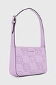 Кожаная сумочка Karl Lagerfeld 241W3003 фиолетовой AA00
