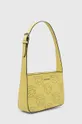 Кожаная сумочка Karl Lagerfeld жёлтый