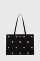 Karl Lagerfeld geanta de bumbac incape in A4 negru 241W3882