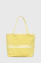 κίτρινο Βαμβακερή τσάντα Karl Lagerfeld Γυναικεία