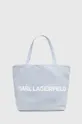 plava Pamučna torba Karl Lagerfeld Ženski