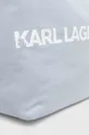 modrá Bavlnená taška Karl Lagerfeld