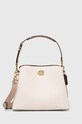 Coach poseta de piele uni bej C2590