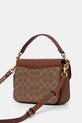Αξεσουάρ Δερμάτινη τσάντα Coach Cassie 19 CV436 καφέ