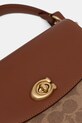 Δερμάτινη τσάντα Coach Cassie 19 CV436 καφέ