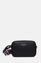 Шкіряна сумочка Emporio Armani лицьова шкіра чорний Y3H276.Y478E.NOS