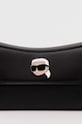 Шкіряна сумочка Karl Lagerfeld 245W3053 чорний