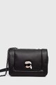 Kabelka Karl Lagerfeld imitácia kože čierna 245W3055