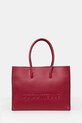 Kožená kabelka Coccinelle COCCINELLEMYRTHA MAXI LOG přírodní kůže burgundské E1.QBB.18.02.01