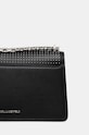 Accesorii Karl Lagerfeld poseta de piele 246W3027 negru