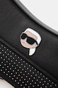Δερμάτινη τσάντα Karl Lagerfeld μαύρο 246W3029