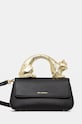 Шкіряна сумочка Karl Lagerfeld аплікація чорний 246W3079