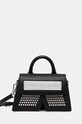 Шкіряна сумочка Karl Lagerfeld лицьова шкіра чорний 246W3092